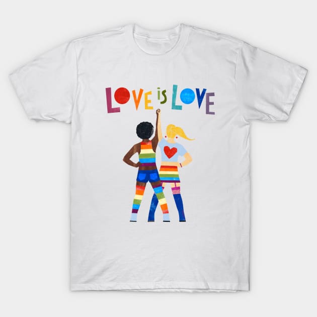 Love Is Love Is A Rainbow T-Shirt by JCPhillipps